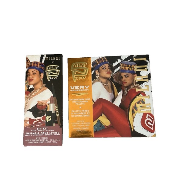 MILANI x Salt-N-Pepa Very Necessary Eyeshadow Pallet 12 Shades & Lip Kit Shoop - Picture 3 of 6